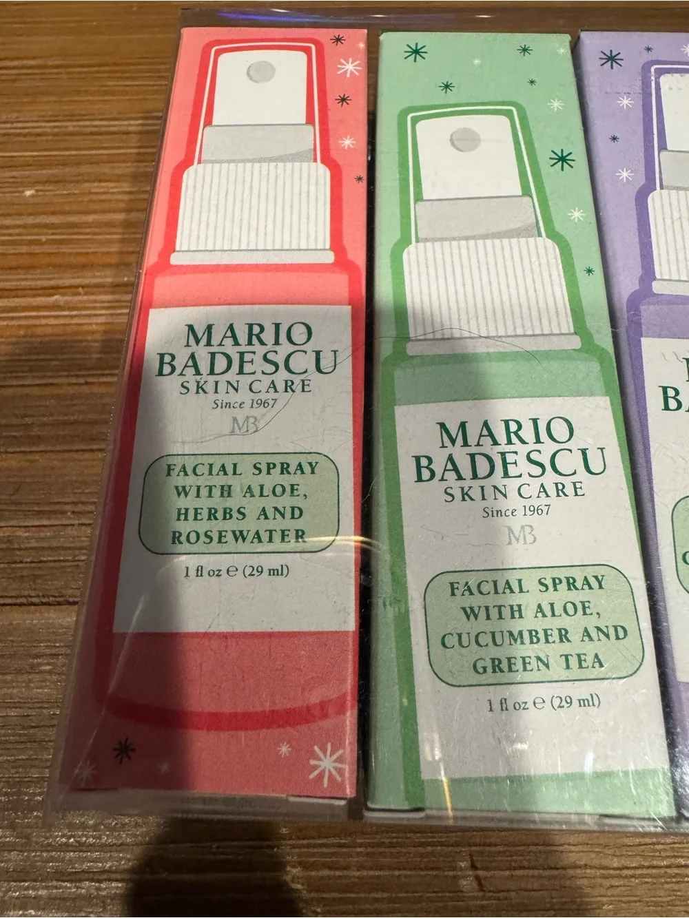 New Mario Badescu Facial Spray Set - Assorted Colors 5 Pack